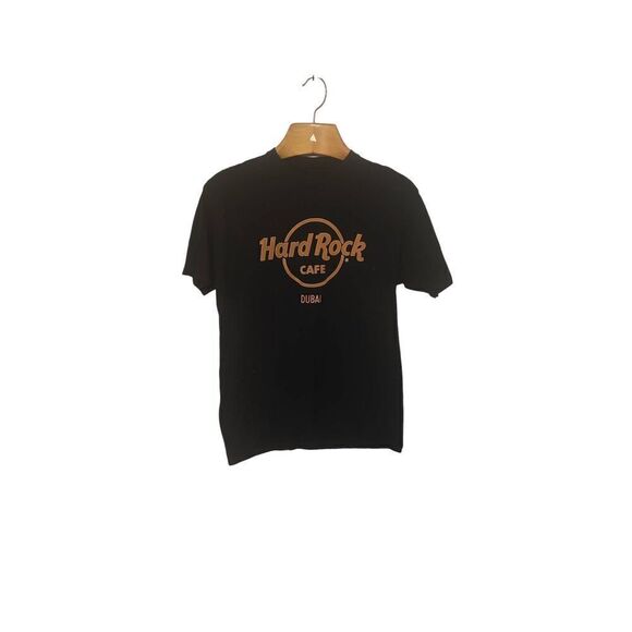 Hard Rock Cafe Dubai Stitched 3-D Logo 100% Cotton Uni-Sex T-Shirt Size Large - Picture 1 of 4